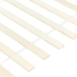 BARRET II - Tweepersoonsbed - Lichtbruin - 160 x 200 cm - Dennenhout