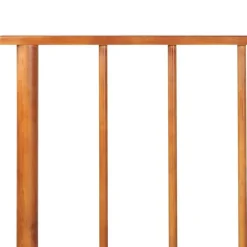 BARRET II - Tweepersoonsbed - Lichtbruin - 160 x 200 cm - Dennenhout