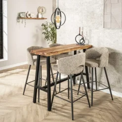 Bartafel Acaciahout - 46x125x92cm - Tafel Live Edge