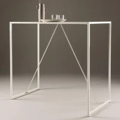 Bartafel Beige Metaal - 120x60x105cm - Brea