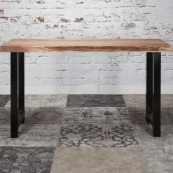 Bartafel Boomstam Acaciahout - Naturel - Rechthoek - 150cm