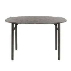 Bartafel Keramieklook - 140x75x92cm - Deens Ovaal