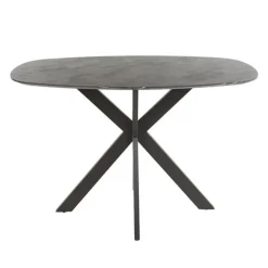 Bartafel Mariola 140x80 cm-zwartbruin