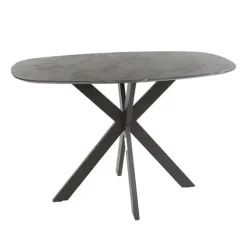 Bartafel Mariola 140x80 cm-zwartbruin