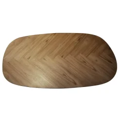 Bartafel Organisch - Naturel Gerecycled Teak - 140x80x92cm