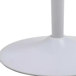 Bartafel Wit Keramiek - Metaal - 80x80x105cm - Laurens