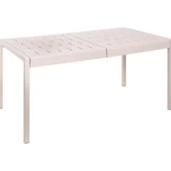 BARTICA - Tuintafel - Beige - 154 x 84 cm - Synthetisch materiaal