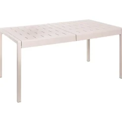 BARTICA - Tuintafel - Beige - 154 x 84 cm - Synthetisch materiaal