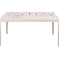 BARTICA - Tuintafel - Beige - 154 x 84 cm - Synthetisch materiaal