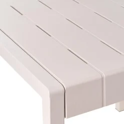 BARTICA - Tuintafel - Beige - 154 x 84 cm - Synthetisch materiaal