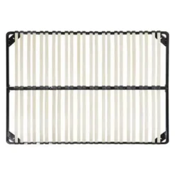 BASIC - Lattenbodem - Zwart - 140 x 200 cm - Staal