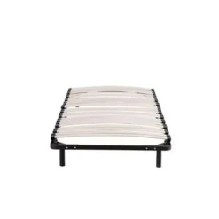 BASIC - Vrijstaande lattenbodem - Zwart - 90 x 200 cm - Staal