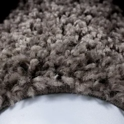 Basic Shaggy Kader vloerkleed Taupe Hoogpolig - 300x400 CM