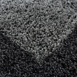 Basic Shaggy Kader vloerkleed Grijs Hoogpolig - 200x290 CM