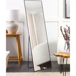 BEAUVAIS - Wandspiegel - Zwart - Aluminium