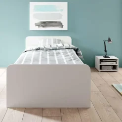 Bed Barko 90x200 met 3 lades - wit