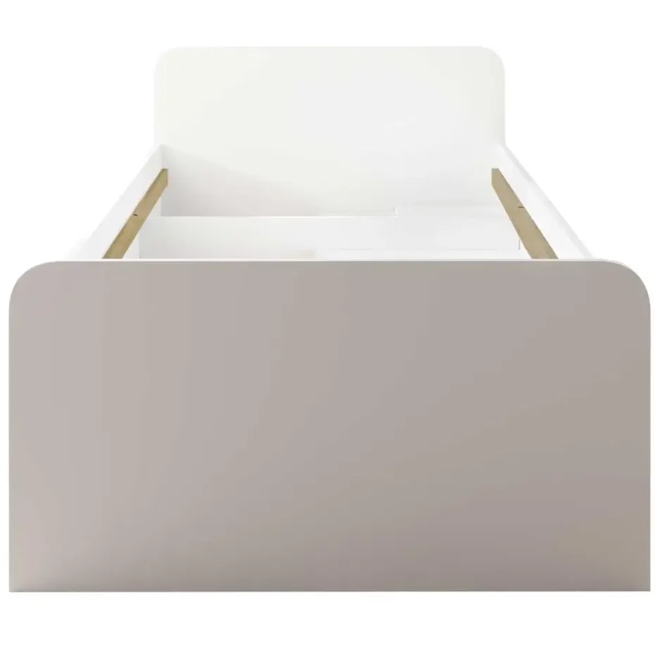 Bed Barko 90x200 met 3 lades - wit