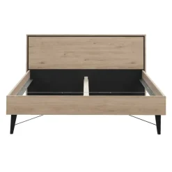 Bed Kansas - eikenkleur - 180x200 cm