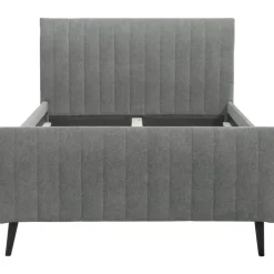 Bed Lieke - grijs/groen - 120x200 cm