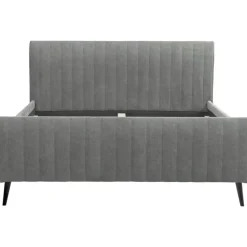 Bed Lieke - grijs/groen - 140x200 cm