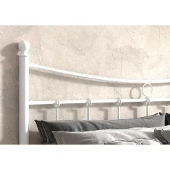 Bed Liza 140x200 met lattenbodem - wit