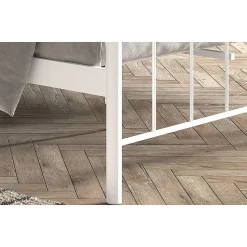 Bed Liza 140x200 met lattenbodem - wit