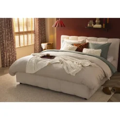 Bed Maudy met opbergruimte - ecru - 140x200 cm