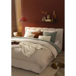 Bed Maudy met opbergruimte - ecru - 160x200 cm