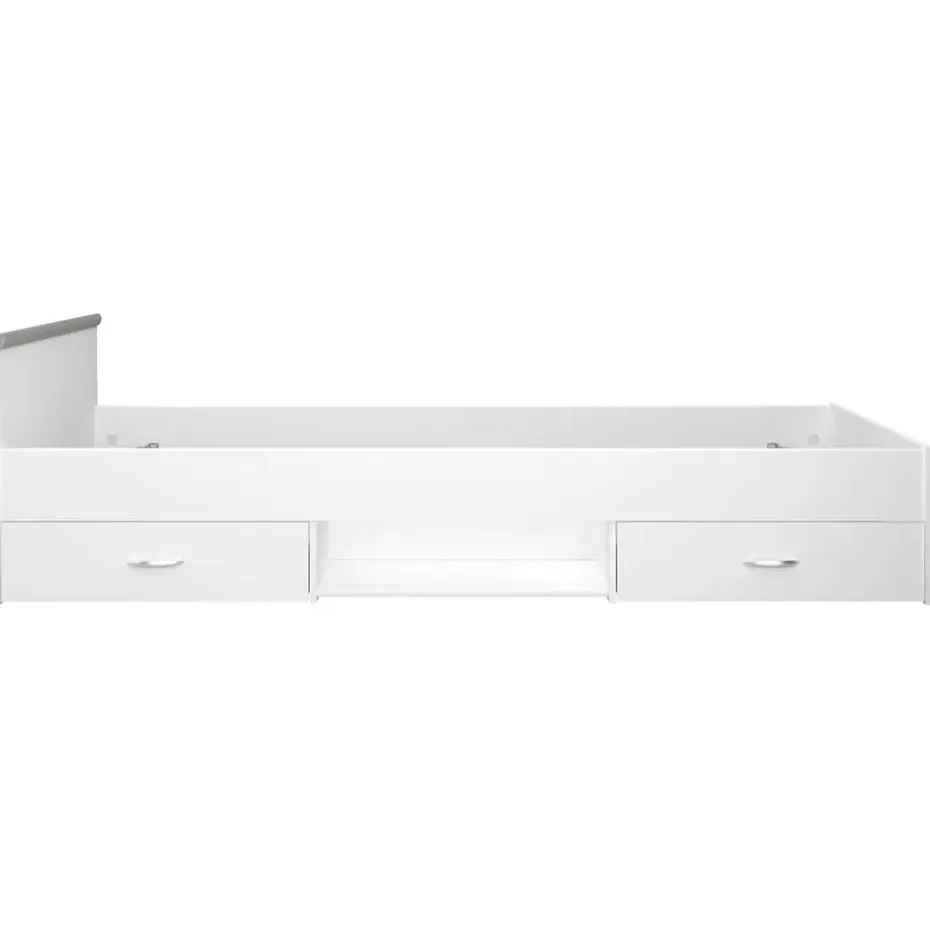 Bed Natan incl. lades - wit - 90x200 cm