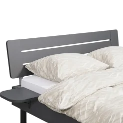 Bed Nova - grafietkleur - 160x200 cm