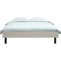 Bed Nova - kiezelkleur - 140x200 cm