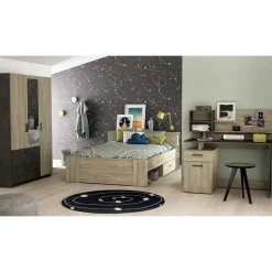 Bed Polly 160 x 200 cm-Kronberg eik