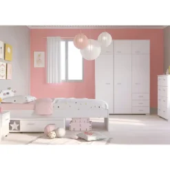 Bed Timo - wit - 90x200 cm