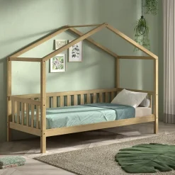 Bedhuisje Dallas - 90x200 - massief eikenhout