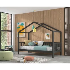 Bedhuisje Dallas 90x200 - antraciet