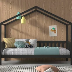 Bedhuisje Dallas 90x200 - antraciet