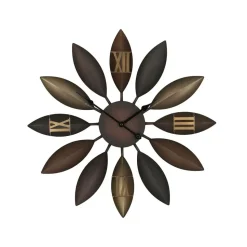 BEINWIL - Wandklok - Bruin - IJzer