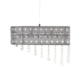 BELELLE - Kroonluchter - Zilver - Ijzer