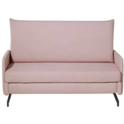 BELFAST - Slaapbank - Roze - Polyester