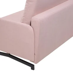 BELFAST - Slaapbank - Roze - Polyester