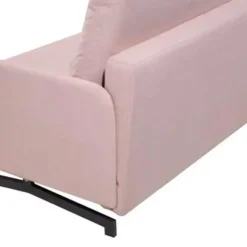 BELFAST - Slaapbank - Roze - Polyester