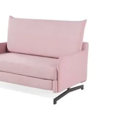 BELFAST - Slaapbank - Roze - Polyester