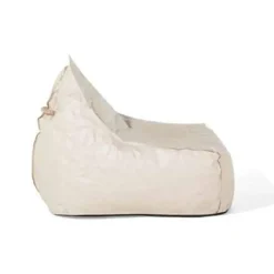 Beliani Zitzak DROP - Beige synthetisch materiaal