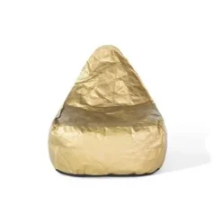 Beliani Zitzak DROP - Goud synthetisch materiaal