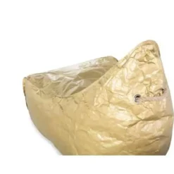 Beliani Zitzak DROP - Goud synthetisch materiaal