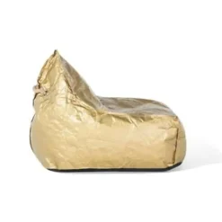 Beliani Zitzak DROP - Goud synthetisch materiaal