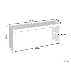 BELLANO - Tuintafel - Lichthout - Acaciahout