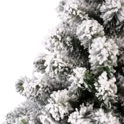 Bellatio decorations Imperial Pine kerstboom - besneeuwd - H150 cm - D97 cm