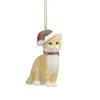 Bellatio decorations Kersthanger - kat - 9 cm - kerstboom