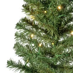 Bellatio Decorations kunst kerstboom - H60 cm - met verlichting